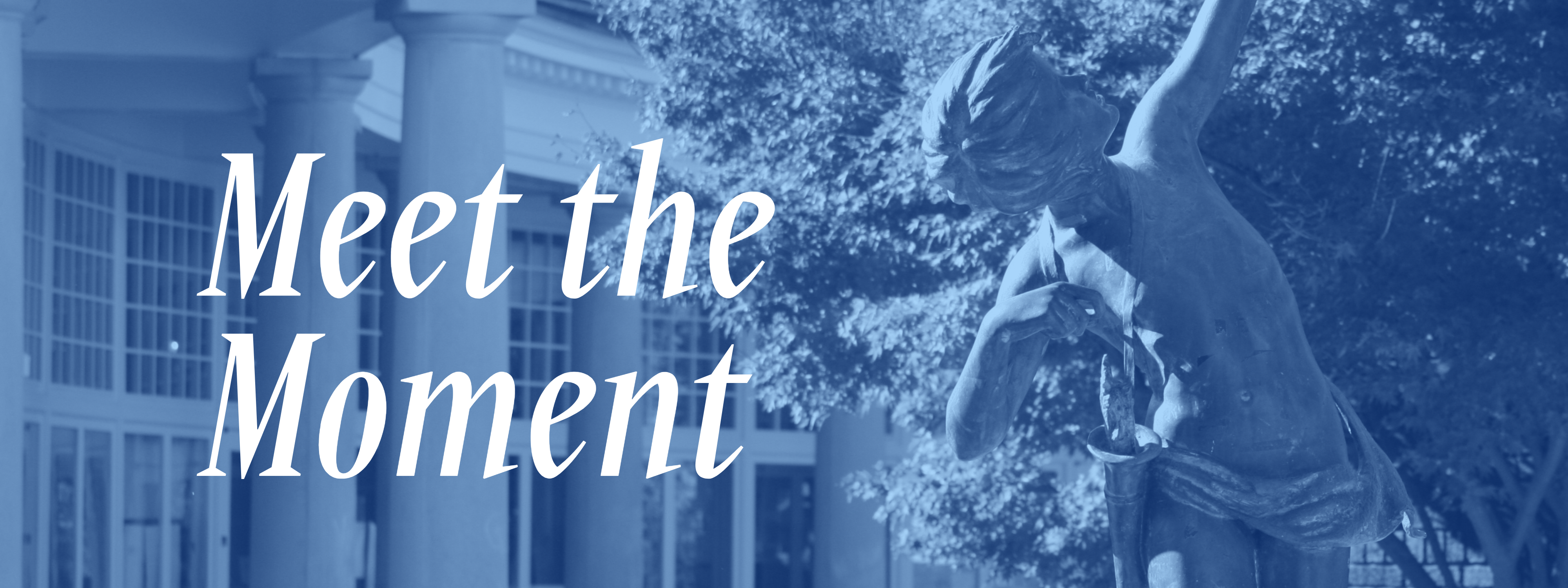 We will not stand still next overlaying the courtyard to the right of Queens Hall.